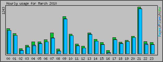 Hourly usage