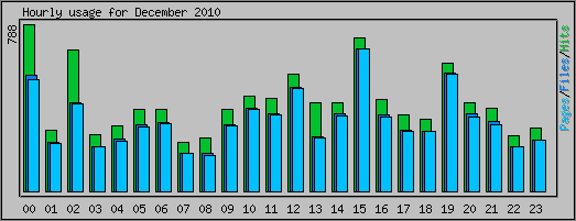 Hourly usage