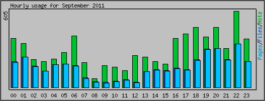 Hourly usage