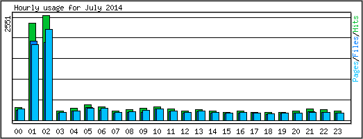 Hourly usage
