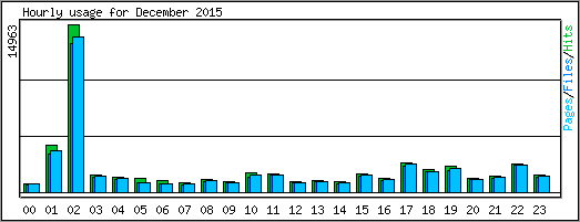 Hourly usage
